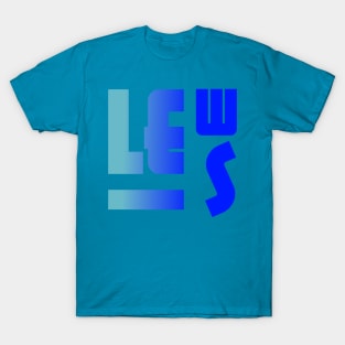 Lewis, name, typography T-Shirt